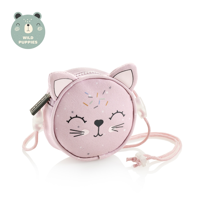 Pequeño Bolso de Mano, Gato Rosa - 1 ud.