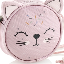 Pequeño Bolso de Mano, Gato Rosa - 1 ud.